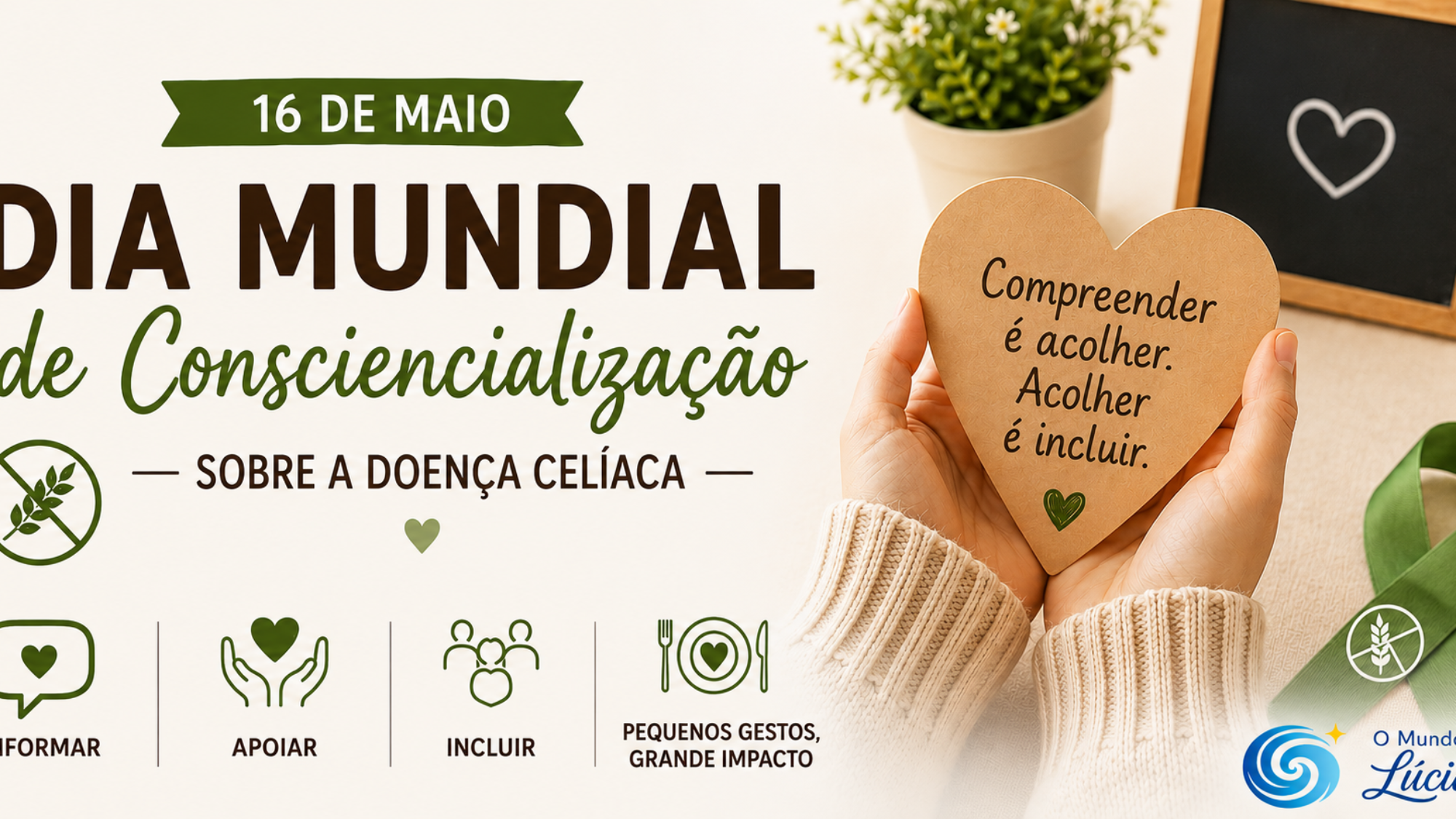 Dia Mundial da Doença Celíaca assinalado a 16 de maio a importância da consciencialização e da mudança de hábitos