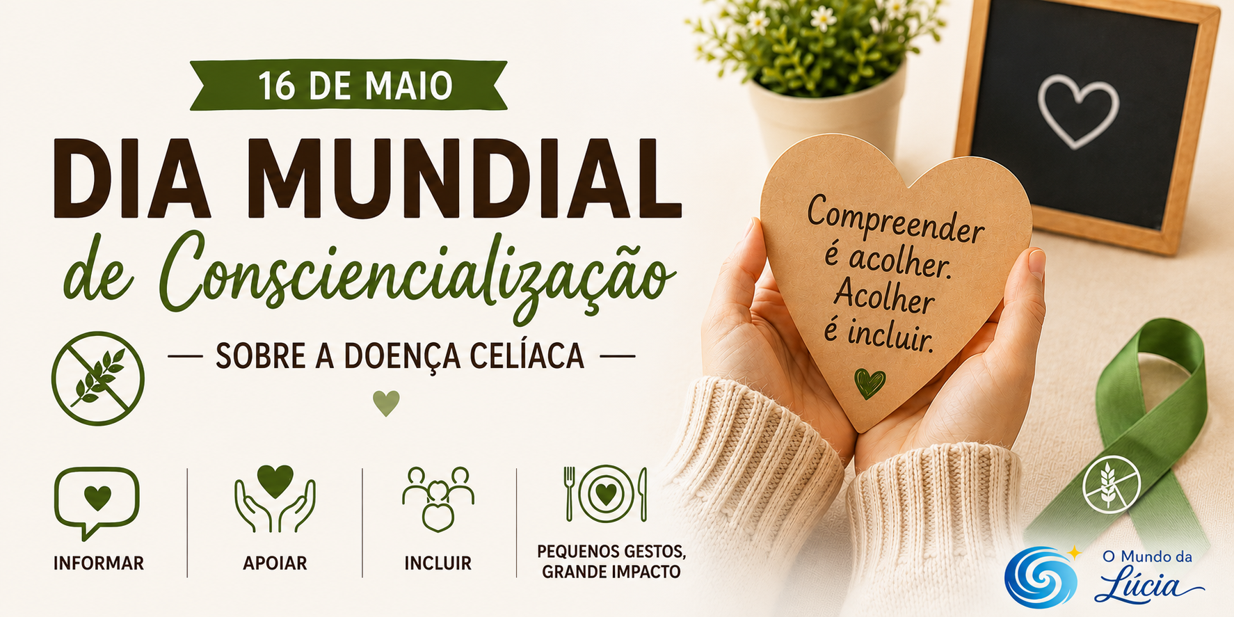 Dia Mundial da Doença Celíaca assinalado a 16 de maio: a importância da consciencialização e da mudança de hábitos